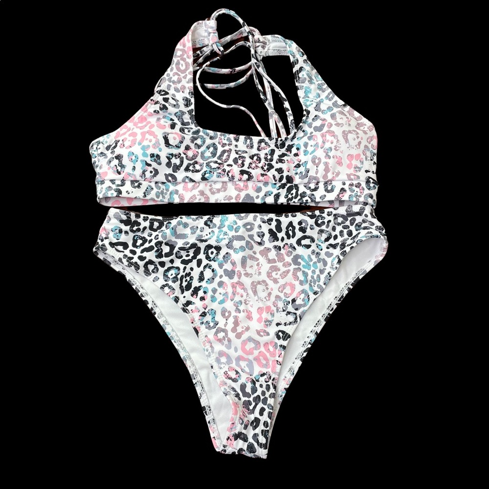 New Leopard Print Bikini—Medium